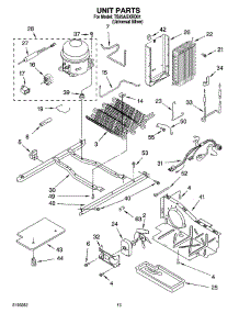 09 - Unit Parts parts for Estate Refrigerator TS25AGXRD01 from AppliancePartsPros.com