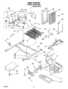 09 - Unit Parts parts for Estate Refrigerator TS25AGXRD00 from AppliancePartsPros.com