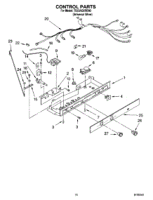 11 - Control Parts parts for Estate Refrigerator TS25AGXRD00 from AppliancePartsPros.com