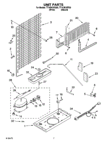 04 - Unit Parts parts for Estate Refrigerator TT14DKXRT00 from AppliancePartsPros.com