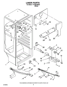 03 - Liner Parts parts for Estate Refrigerator TT18SKXRD00 from AppliancePartsPros.com