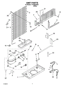 04 - Unit Parts parts for Estate Refrigerator TT16TKXPQ01 from AppliancePartsPros.com