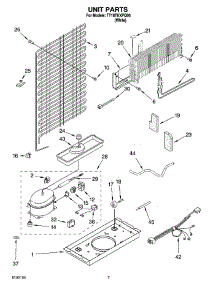 04 - Unit Parts parts for Estate Refrigerator TT18TKXPQ00 from AppliancePartsPros.com