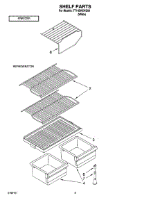 05 - Shelf Parts, Optional Parts parts for Estate Refrigerator TT14DKXKQ04 from AppliancePartsPros.com
