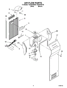 05 - Air Flow Parts parts for Estate Refrigerator TS22AGXNQ00 from AppliancePartsPros.com