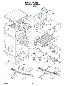 03 - Liner Parts parts for Estate Refrigerator TT16TKXKQ01 from AppliancePartsPros.com