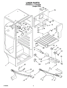 03 - Liner Parts parts for Estate Refrigerator TT14DKXKQ02 from AppliancePartsPros.com