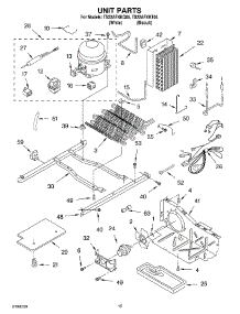 10 - Unit Parts parts for Estate Refrigerator TS22AFXKT05 from AppliancePartsPros.com