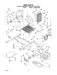 09 - Unit Parts parts for Estate Refrigerator TS25AFXKS02 from AppliancePartsPros.com