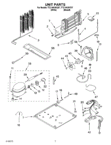 04 - Unit parts for Estate Refrigerator TT21AKXKT07 from AppliancePartsPros.com
