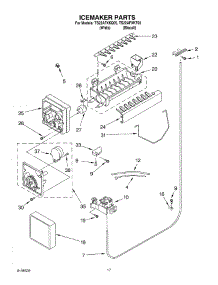 11 - Icemaker Parts parts for Estate Refrigerator TS22AFXKQ05 from AppliancePartsPros.com
