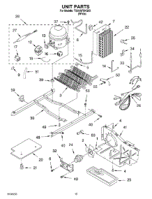 10 - Unit parts for Estate Refrigerator TS22AFXKQ03 from AppliancePartsPros.com