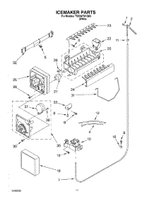 11 - Ice Maker parts for Estate Refrigerator TS22AFXKQ03 from AppliancePartsPros.com