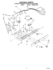 11 - Control Parts parts for Estate Refrigerator TS25AFXKT02 from AppliancePartsPros.com
