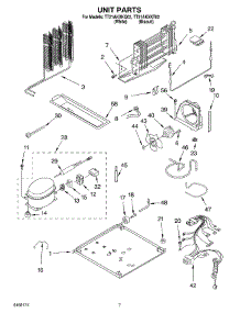 04 - Unit parts for Estate Refrigerator TT21AKXKQ02 from AppliancePartsPros.com