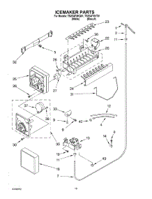 12 - Icemaker Parts - Parts Not Illustrated parts for Estate Refrigerator TS25AFXKQ01 from AppliancePartsPros.com
