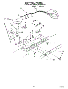 11 - Control Parts parts for Estate Refrigerator TS25AFXKT01 from AppliancePartsPros.com