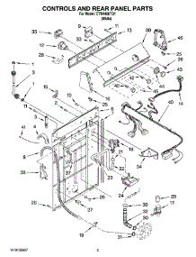 02 - Controls And Rear Panel Parts parts for Estate Washer ETW4400TQ1 from AppliancePartsPros.com