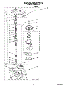 08 - Gearcase Parts, Optional Parts (Not Included) parts for Estate Washer ETW4400TQ0 from AppliancePartsPros.com