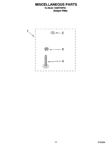 10 - Miscellaneous  Parts, Optional Parts (Not Included) parts for Estate Washer TAWS750PQ1 from AppliancePartsPros.com