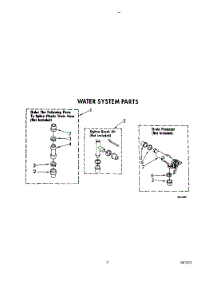 06 - Water System parts for Estate Washer TAWL650AW0 from AppliancePartsPros.com