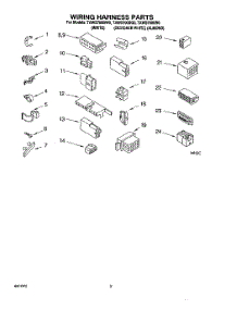 07 - Wiring Harness parts for Estate Washer TAWS700BN0 from AppliancePartsPros.com