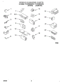 07 - Wiring Harness parts for Estate Washer TAWS680BW0 from AppliancePartsPros.com