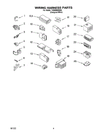 06 - Wiring Harness parts for Estate Washer TAWB600DQ0 from AppliancePartsPros.com