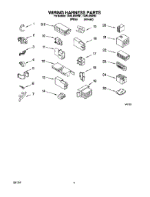 07 - Wiring Harness parts for Estate Washer TAWL650BW1 from AppliancePartsPros.com