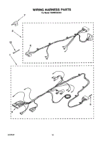 08 - Wiring Harness parts for Estate Washer TAWM200AW0 from AppliancePartsPros.com