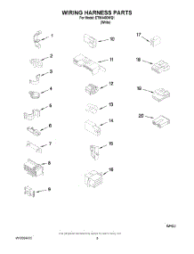 06 - Wiring Harness Parts parts for Estate Washer ETW4400WQ1 from AppliancePartsPros.com