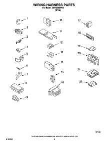 06 - Wiring Harness Parts parts for Estate Washer TAWB300RW0 from AppliancePartsPros.com