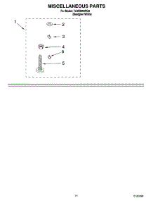 10 - Miscellaneous Parts Optional Parts (Not Included) parts for Estate Washer TAWS850PQ0 from AppliancePartsPros.com