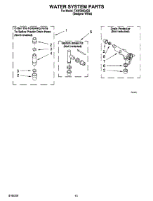 09 - Water System Parts parts for Estate Washer TAWS800JQ3 from AppliancePartsPros.com