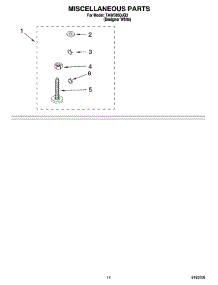 10 - Miscellaneous Parts Optional Parts (Not Included) parts for Estate Washer TAWS800JQ3 from AppliancePartsPros.com