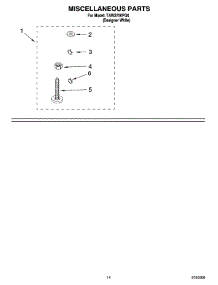 10 - Miscellaneous Parts Optional Parts (Not Included) parts for Estate Washer TAWS750PQ0 from AppliancePartsPros.com