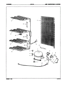 03 - Unit Compartment & System parts for Hardwick Freezer HCF120 / 8V045 from AppliancePartsPros.com
