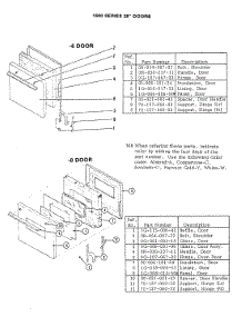 03 - Door (-8 Model) parts for Hardwick Range CG1618W49RCB from AppliancePartsPros.com