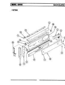 03 - Control Panel parts for Hardwick Range CPG9841A579A from AppliancePartsPros.com