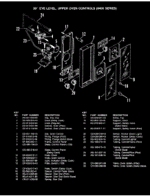 05 - Controls (Upper Oven) parts for Hardwick Range CF8412MW729R from AppliancePartsPros.com