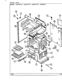 04 - Oven parts for Hardwick Range H3131XTW from AppliancePartsPros.com