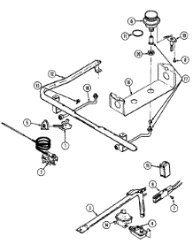 03 - Gas Controls parts for Hardwick Range H3137WUA-L from AppliancePartsPros.com