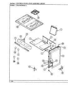 05 - Top Assembly parts for Hardwick Range CKM9641A580RW from AppliancePartsPros.com