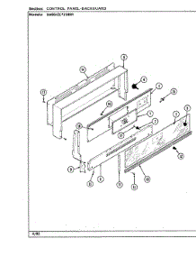 02 - Control Panel parts for Hardwick Range SM9642W580R from AppliancePartsPros.com