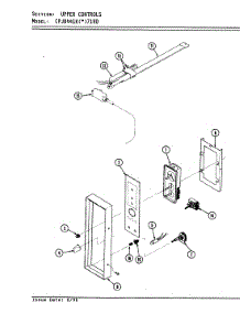07 - Upper Controls parts for Hardwick Range CPJ8441KA719D from AppliancePartsPros.com