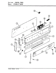 03 - Control Panel parts for Hardwick Range CPG9841W689DQ from AppliancePartsPros.com
