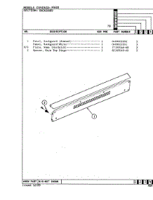 02 - Control Panel parts for Hardwick Range CH9616W79R from AppliancePartsPros.com
