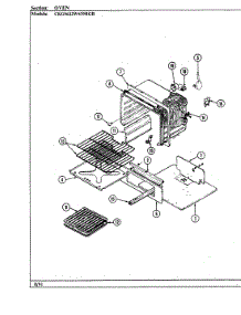 05 - Oven parts for Hardwick Range CKG9622W439RGB from AppliancePartsPros.com