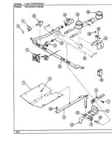 04 - Gas Controls parts for Hardwick Range CKG9622W439RGB from AppliancePartsPros.com