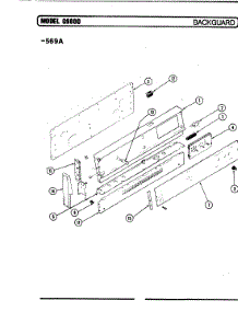 03 - Control Panel parts for Hardwick Range CPG9827W569A from AppliancePartsPros.com